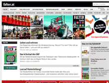 Tablet Screenshot of falter.at